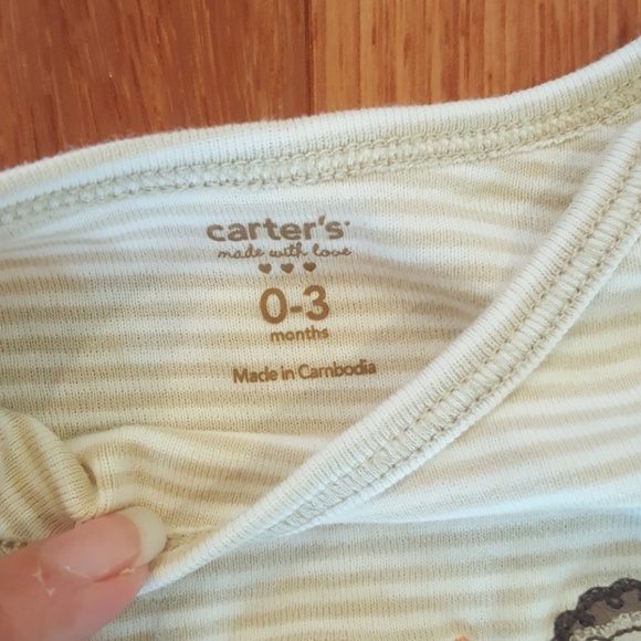 Carters Cotton Sleepers - Picture 2 of 4